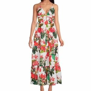 Gianni Bini Scarlett Tropical Floral Print
Sleeveless Dress New